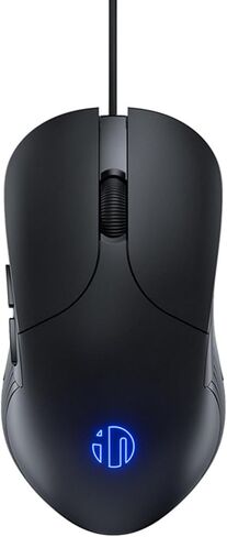 DGMINMU B2 Wired Gaming Mouse, Silent Click Ergonomic Mouse with 7200 DPI Adjustable, RGB Backlit, 6 Programmable Buttons, Braided Cable for PC, Mac, Laptop, Gaming & Office Use (B2-B) in Kuwait