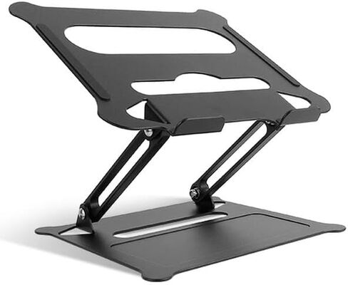 FFF-Black-GPCT2556 Adjustable Ergonomic Computer Holder Riser Heat Vent Notebook Elevator for 10-17 in. MacBook Pro 13 & 15 Black in Kuwait
