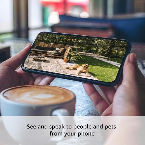 NEW BLlNK Outdoor 4 - كاميرا أمان ذكية لاسلكية، عمر بطارية يدوم عامين، دقة 1080 بكسل عالية الدقة. وحدة المزامنة الأساسية متضمنة - 5 كاميرات - أسود in Kuwait