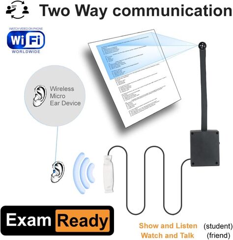 4K WiFi Camera Full HD WiFi IP Camera with Button Cover for Reading Text Body Worn Mini Cam Support Remote View in Kuwait