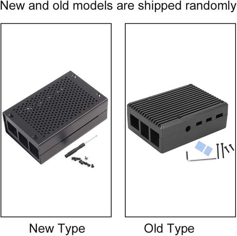 Aluminum Alloy Case for 4, Lightweight Compact Motherboard Protection Enclosure - Durable Gray Housing, Easy Installation for Raspberry Pi4 Users in Saudi Arabia