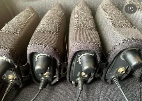 Nylon Industries Neoprene Protective Sleeves for IFB's and Transmitters, Metal Clip Mount in Kuwait
