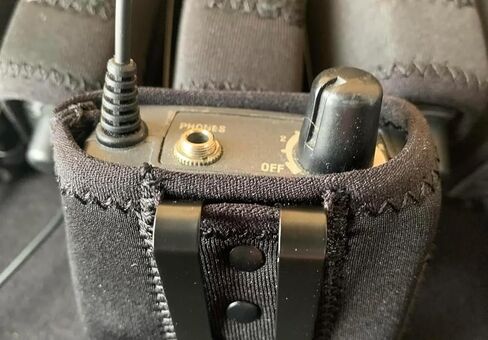 Nylon Industries Neoprene Protective Sleeves for IFB's and Transmitters, Metal Clip Mount in Kuwait