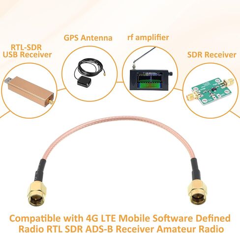4 قطع RG316 ذكر إلى ذكر SMA كابل، 6 "مرن محوري تمديد SMA كابل موصل لمعدات اختبار الهوائي راوتر SDR in Kuwait