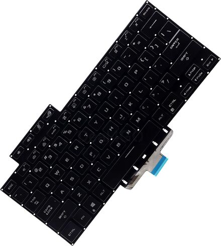 Deal4GO لوحة مفاتيح بديلة بإضاءة خلفية لـ ASUS GA503 GU603 GA503QS ‎GA503QR GA503QM GA503QE GA503RW GU603HM GA503QS-BS96Q in Kuwait