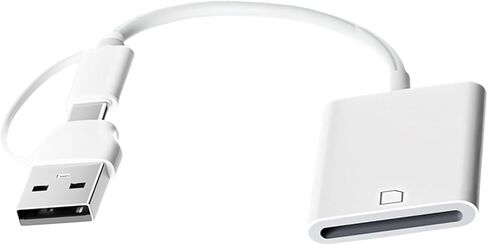 Portable USB Type C to Card Reader for Laptops Phones Tablets with 15cm Cable and Plugs Play Design Connectors Works on Multiple Devices in Kuwait