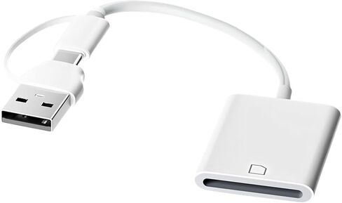 Portable USB Type C to Card Reader for Laptops Phones Tablets with 15cm Cable and Plugs Play Design Connectors Works on Multiple Devices in Kuwait