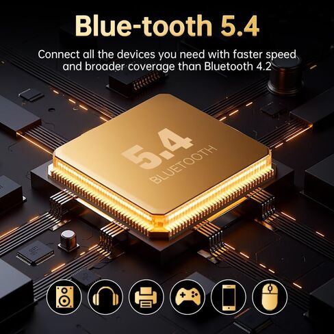 بطاقة FENVI WiFi 6E AX210 PCIe للكمبيوتر المكتبي، محول لاسلكي AX5400 ثلاثي الموجات 6G/5G/2.4 جيجا هرتز، WPA3، MU-MIMO، OFDMA، بلوتوث 5.4، 802.11ax شبكة Wi-Fi 6 تدعم Windows 10/11 64 بت، زمن استجابة منخفض، الألعاب in Kuwait