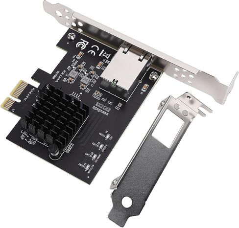 بطاقة الشبكة CUIFATI PCIe 4.0 10 جيجابت في الثانية، محول جيجابت إيثرنت مع وحدة تحكم RTL8127AT، لمحطة عمل خادم سطح المكتب PC NAS in Saudi Arabia