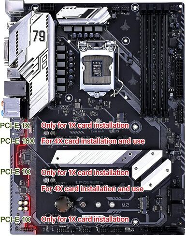 بطاقة الشبكة CUIFATI PCIe 4.0 10 جيجابت في الثانية، محول جيجابت إيثرنت مع وحدة تحكم RTL8127AT، لمحطة عمل خادم سطح المكتب PC NAS in Saudi Arabia