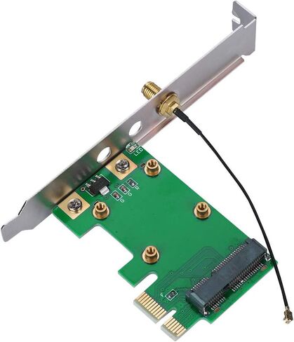 PCIE Express Riser Card for Efficient Network Card Expansion, Support 3.3V/5V, Suitable for Desktop PC, Metal + PCB Material in Kuwait