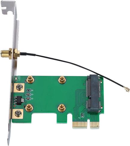 PCIE Express Riser Card for Efficient Network Card Expansion, Support 3.3V/5V, Suitable for Desktop PC, Metal + PCB Material in Kuwait