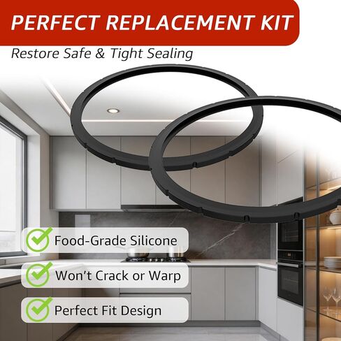 09985 Pressure Canner Sealing Ring Replacement for Presto Pressure Canner - Fits Presto Pressure Cooker models 0175510, 0175107, 0178107, 0174510 (Pack of 1) in Kuwait
