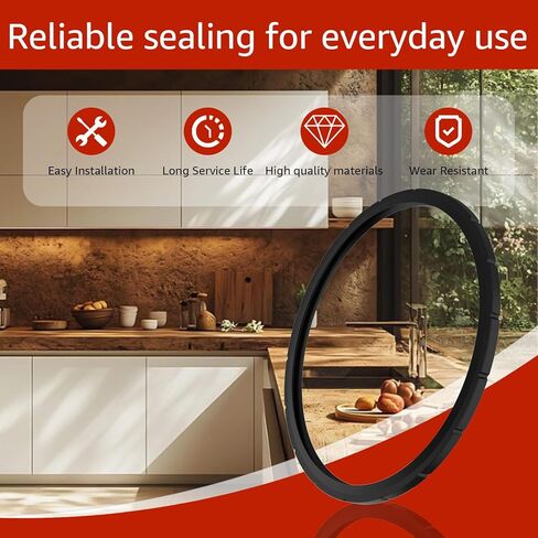09985 Pressure Canner Sealing Ring Replacement for Presto Pressure Canner - Fits Presto Pressure Cooker models 0175510, 0175107, 0178107, 0174510 (Pack of 1) in Kuwait
