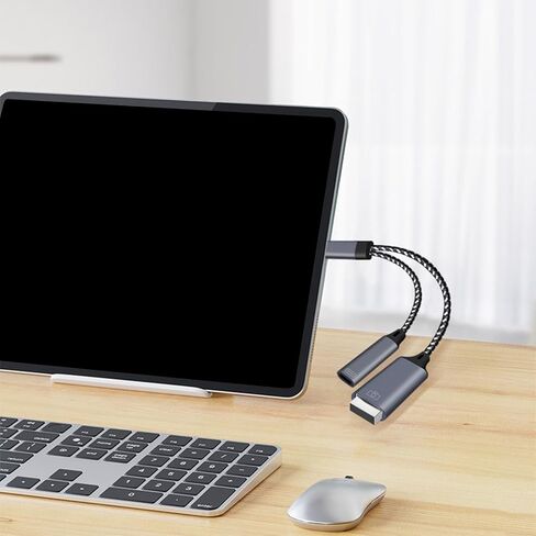 جديلة نايلون USB C إلى النوع/محول نقل ملفات الطاقة في وقت واحد لملحقات الإلكترونيات Y محول شحن نقل البيانات in Kuwait
