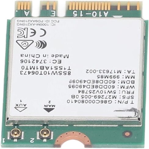 بطاقة WiFi 6E لاسلكية، وحدة M.2 2230 بسرعة 5400 ميجا بت في الثانية مع تقنية Bluetooth 5.3 وأمان WPA3 لأجهزة الكمبيوتر المحمول المكتبية 11 10 in Kuwait