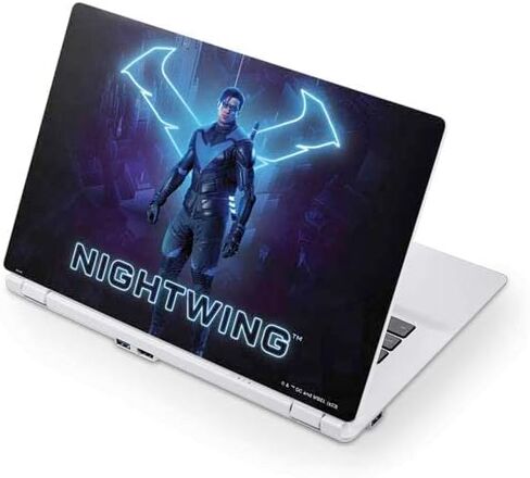 غلاف كمبيوتر محمول من Skinit متوافق مع جهاز Chromebook 13.3 بوصة (CB5-311P-T9AB) - تصميم Warner Bros Nightwing المرخص رسميًا in Kuwait