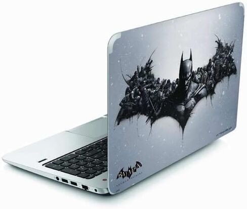 ملصق Skinit للكمبيوتر المحمول متوافق مع Envy TouchSmart 15.6in - تصميم شعار Warner Bros Batman Arkham مرخص رسميًا in Kuwait