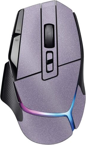 جلد لامع لامع من MightySkins متوافق مع Logitech G502 X Plus - لافندر صلب | لمسة نهائية لامعة واقية ومتينة شديدة اللمعان | سهل التطبيق والإزالة وتغيير الأنماط | صنع في الولايات المتحدة الأمريكية in Kuwait