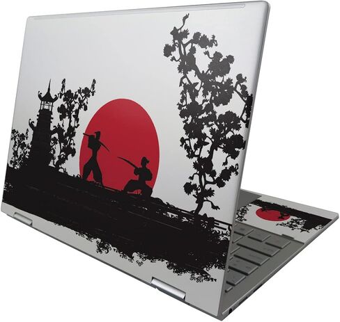 غلاف MightySkins متوافق مع HP Envy x360 13" (2022) - Nihon Samurai | غطاء ملتف من الفينيل واقٍ ومتين وفريد ​​من نوعه | سهل التطبيق والإزالة وتغيير الأنماط | صنع في الولايات المتحدة الأمريكية in Kuwait