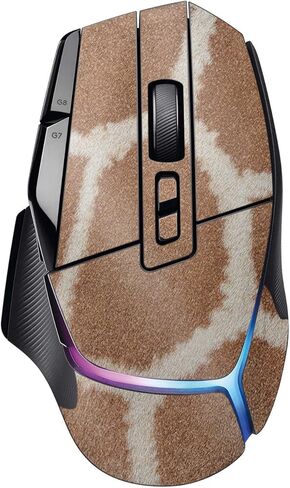 غلاف MightySkins اللامع اللامع المتوافق مع Logitech G502 X Plus - طباعة الزرافة | لمسة نهائية لامعة واقية ومتينة شديدة اللمعان | سهل التطبيق والإزالة وتغيير الأنماط | صنع في الولايات المتحدة الأمريكية in Kuwait