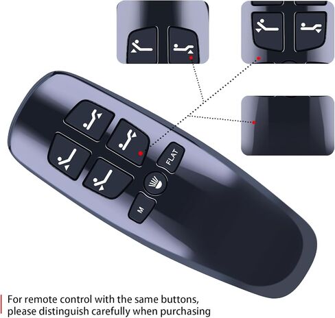 جهاز تحكم عن بعد بديل لـ Richmat HJH13D، لـ Lucid L300، لـ Bed Tech Bedtech BT2000، لسرير Milemont القابل للتعديل، لـ AMBEE21 CastleBeds (ليس إصدار BT) in Kuwait