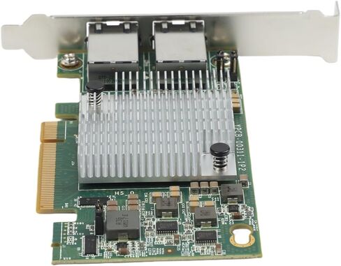 بطاقة محول شبكة إيثرنت RJ45 مزدوجة 10 جيجا مع شريحة X540-T2 X540-AT2، ثنائية كاملة بسرعة 20 جيجابت في الثانية، تدعم إطارات ضخمة وشبكة محلية ظاهرية (VLAN)، للخوادم ومحطات العمل in Kuwait