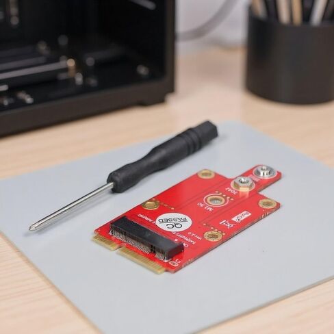 محول M.2 Key B إلى Mini PCIe - محول واجهة USB لوحدة WWAN 3G/4G/5G، وبطاقة توسيع سطح المكتب/الكمبيوتر المحمول in Kuwait