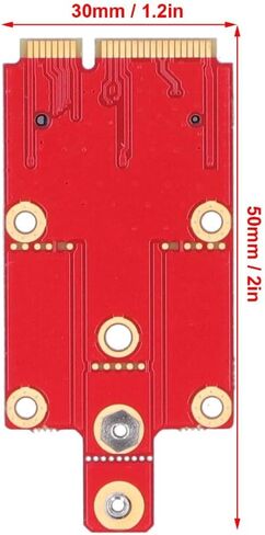 محول M.2 Key B إلى Mini PCIe - محول واجهة USB لوحدة WWAN 3G/4G/5G، وبطاقة توسيع سطح المكتب/الكمبيوتر المحمول in Kuwait
