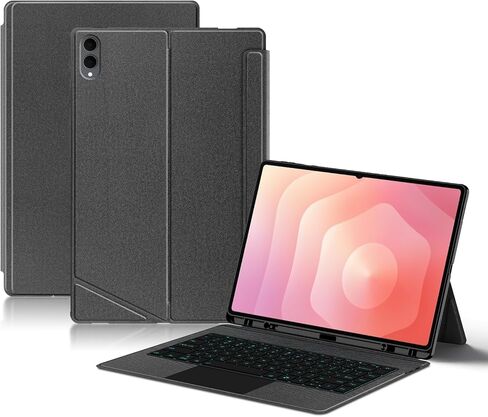 Split Magnetic Detachable Keyboard Case for Samsung Galaxy Tab S11 Ultra 14.6 inch SM-X930/X936B,Extra-Large Precision Trackpad,7-Color Backlit,Multi-Angle Stand, Portrait/Landscape Mode, S Pen Holder in Kuwait