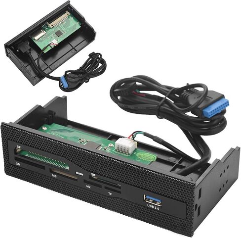 ciciglow PC Internal Card Reader USB 3.0 Port M2 SD MS XD CF TF Card Dashboard Front Panel for Quick Data Transfer in Kuwait