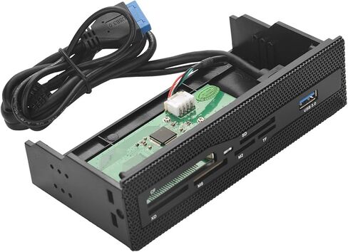 ciciglow PC Internal Card Reader USB 3.0 Port M2 SD MS XD CF TF Card Dashboard Front Panel for Quick Data Transfer in Kuwait