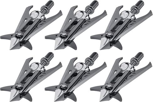 مجموعة Ravin Crossbows Steel Broadheads (حزمة من 6) (2 قطعة) in Kuwait