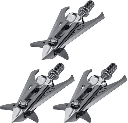 مجموعة Ravin Crossbows Steel Broadheads (حزمة من 6) (2 قطعة) in Kuwait