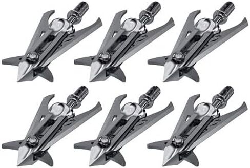 مجموعة Ravin Crossbows Steel Broadheads (حزمة من 6) (2 قطعة) in Kuwait