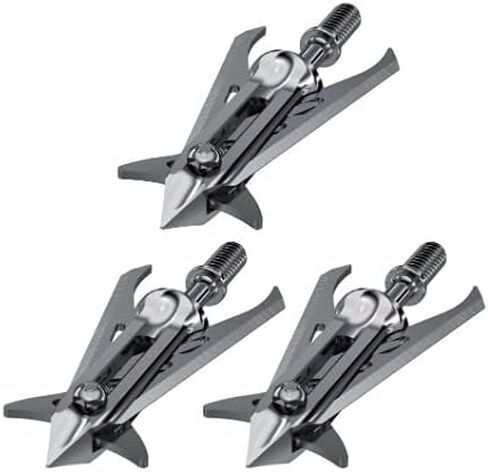 مجموعة Ravin Crossbows Steel Broadheads (حزمة من 6) (2 قطعة) in Kuwait