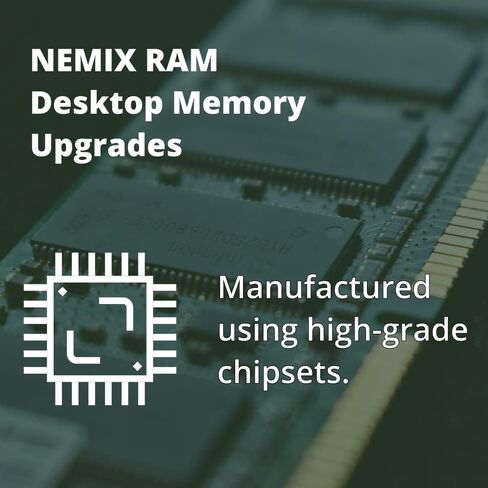NEMIX RAM 8GB (2X4GB) DDR3 1066MHz PC3-8500 2Rx8 1.5V 240-PIN Non-ECC UDIMM Unbuffered Desktop Memory KIT in Kuwait