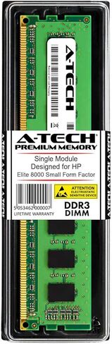 ذاكرة الوصول العشوائي A-Tech سعة 4 جيجابايت لجهاز HP Elite 8000 ذو الشكل الصغير | وحدة ترقية الذاكرة DDR3 1333 DIMM PC3-10600 1.5V 240-Pin in Kuwait