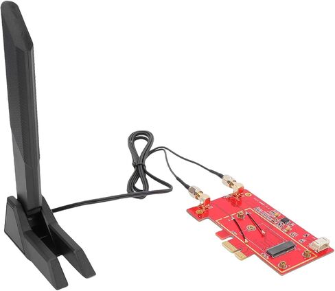 Yunseity WiFi 7 PCIe WiFi Card, 4200Mbps Bluetooth 5.2 Desktop PC Wireless Network Adapter with 10DB Antenna, Support for 10 11 in Kuwait