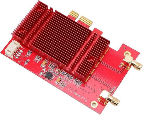 Yunseity WiFi 7 PCIe WiFi Card, 4200Mbps Bluetooth 5.2 Desktop PC Wireless Network Adapter with 10DB Antenna, Support for 10 11 in Kuwait