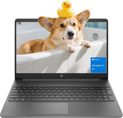 HP 15.6" FHD Display Laptop, 32GB RAM, 2TB PCIe SSD, Windows 11 Pro, Intel 6-Core Processor, Numeric Keyboard, HDMI, USB-C, Webcam, Wi-Fi 6, Fast Charge, w/BWE Accessories in Kuwait