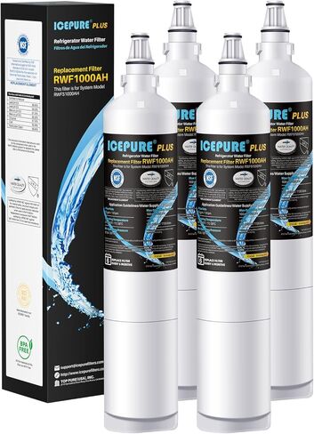 ICEPURE PLUS 5231JA2006A NSF 53&42 Certified Refrigerator Water Filter Replacement for LG LT600P, Kenmore 46-9990, 5231JA2006B, 5231JA2006E, LT600P-B, 469990, FML-2, LFX25975ST, LFX25960ST, 1PACK in Saudi Arabia