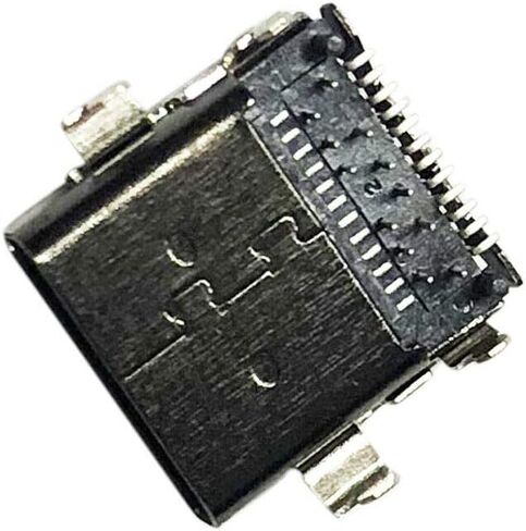 منفذ شحن GinTai USB-C من النوع C مقبس طاقة تيار مستمر لـ Dell Latitude 7275 7490 7370 7285 7290/ الدقة 5750 5760,5530 2 في 1/ XPS 12 9250 XPS 9575 9500 9510 17 9700 9710/Inspiron 7306 2 في 1 7390 VC4TJ in Kuwait