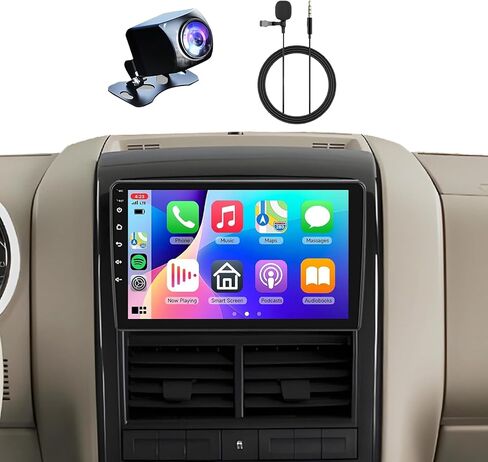 [4G+64G] Car Radio for Ford Explorer 2005-2010 with Bluetooth GPS Wireless Carplay Android Auto, Hodozzy 10.1" Touch Screen Radio with WiFi FM/RDS Radio, DSP/USB/SWC, Camera in Kuwait