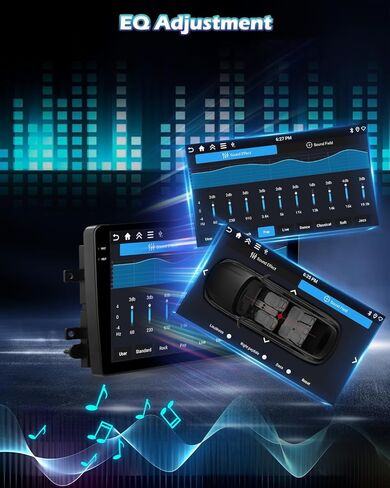 4GB+64GB Android Car Stereo for Ford F150 2004-2008, 10 Inch Touchscreen Radio with Wireless CarPlay & Android Auto, GPS Navigation, WiFi, Bluetooth 5.0 + Backup Camera in Kuwait
