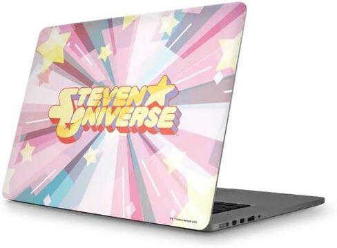 غلاف كمبيوتر محمول من Skinit متوافق مع جهاز MacBook Pro 15 (شاشة Retina 2012-15) - تصميم شعار Warner Bros ستيفن يونيفرس مرخص رسميًا in Kuwait