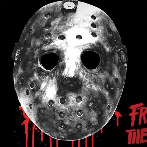غلاف كمبيوتر محمول من Skinit متوافق مع Chromebook 14 G5 - تصميم قناع تنقيط مرخص رسميًا من Warner Bros Jason Voorhees in Kuwait