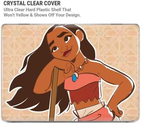 Skinit Laptop Case Plus Skin Compatible with MacBook Air 13in M1 (2021) - Officially Licensed Disney Princess Moana Portrait Design in Kuwait