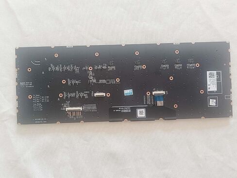 لوحة مفاتيح بديلة جديدة بإضاءة خلفية أمريكية والإنجليزية لجهاز Dell Alienware M15 R5 M15 R6 P109F 0187HV 07G3GT 00P3H1 كمبيوتر محمول أسود مع إضاءة خلفية ملونة RGB لكل مفتاح [إصدار ميكانيكي] in Kuwait