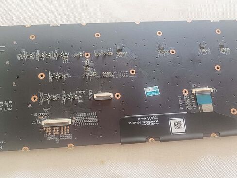 لوحة مفاتيح بديلة جديدة بإضاءة خلفية أمريكية والإنجليزية لجهاز Dell Alienware M15 R5 M15 R6 P109F 0187HV 07G3GT 00P3H1 كمبيوتر محمول أسود مع إضاءة خلفية ملونة RGB لكل مفتاح [إصدار ميكانيكي] in Kuwait